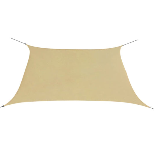 vidaXL Sunshade Sail Oxford Fabric Square 2x2 m Beige