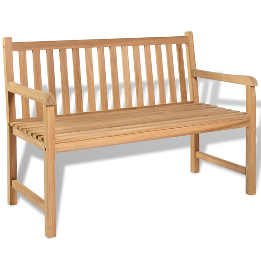 vidaXL Garden Bench 120 cm Teak