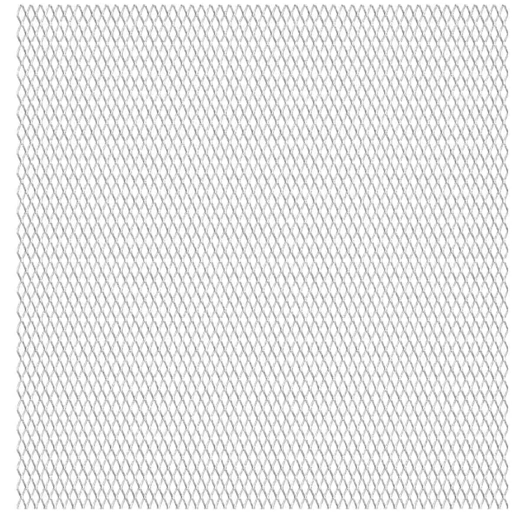 vidaXL Garden Wire Fence Stainless Steel 100x85 cm 30x17x2.5mm