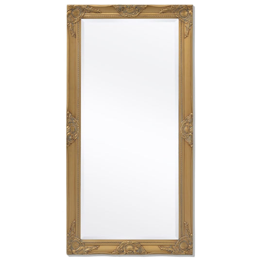 vidaXL Wall Mirror Baroque Style 120x60 cm Gold
