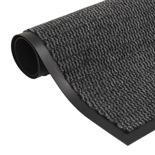 vidaXL Dust Control Mat Rectangular Tufted 80x120 cm Anthracite