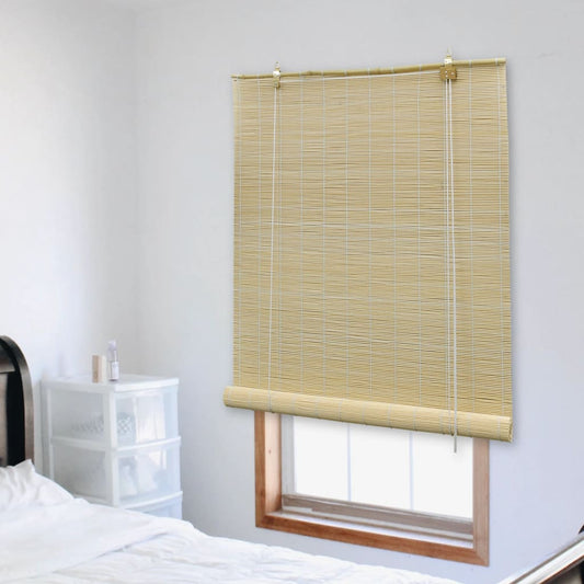 vidaXL Roller Blind Bamboo 80x220 cm Natural