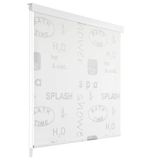vidaXL Shower Roller Blind 80x240 cm Splash