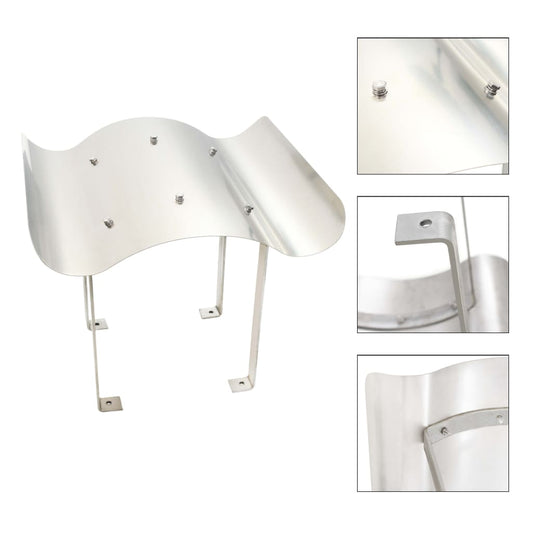 vidaXL Chimney Cowl Stainless Steel Silver