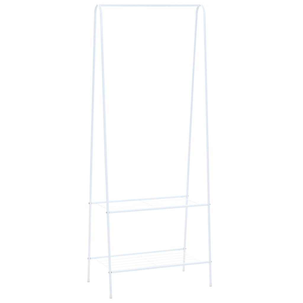 vidaXL Clothes Rack 59x35x150 cm White
