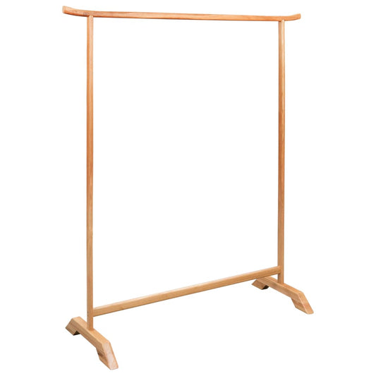 vidaXL Clothes Rack 125x150 cm Solid Oak Wood