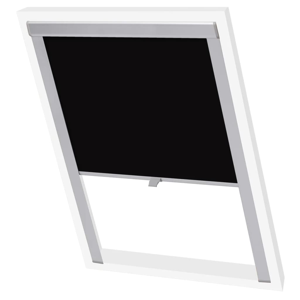 vidaXL Blackout Roller Blind Black MK06
