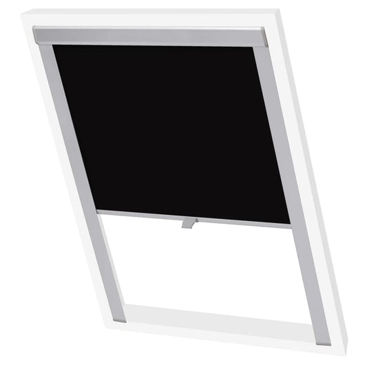 vidaXL Blackout Roller Blind Black MK06