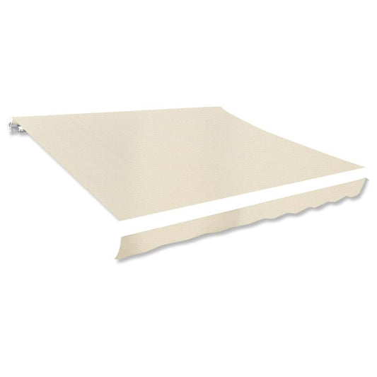 vidaXL Awning Top Sunshade Canvas Cream 350x250 cm