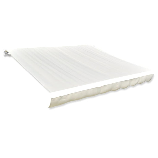 vidaXL Awning Top Sunshade Canvas Cream 500x300 cm