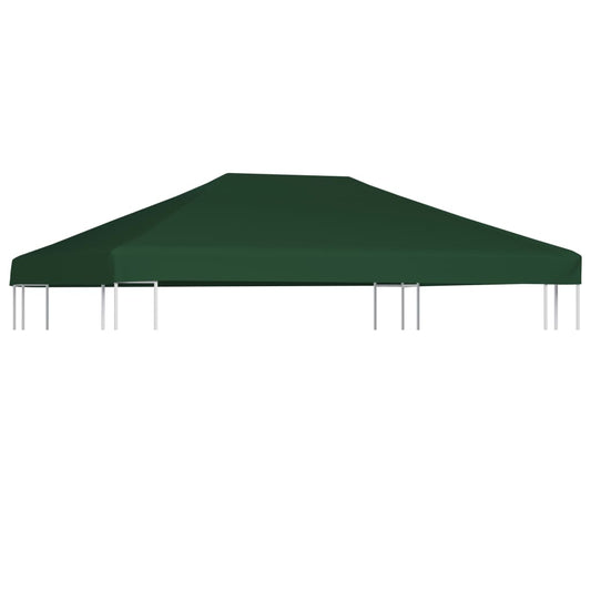 vidaXL Gazebo Top Cover 310 g/mŒ_ 4x3 m Green
