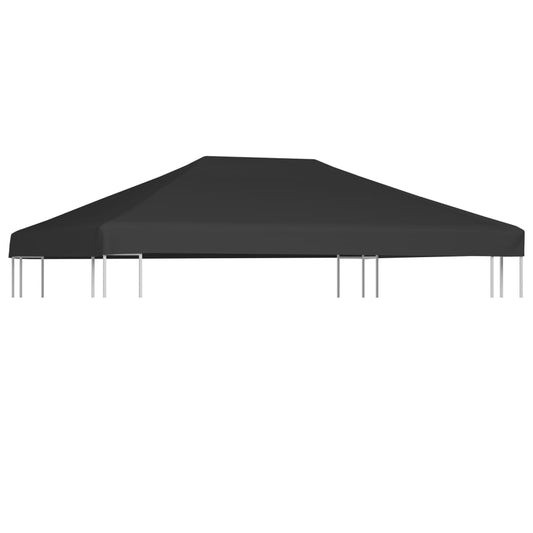 vidaXL Gazebo Top Cover 310 g/mŒ_ 4x3 m Grey
