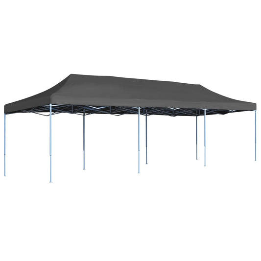 vidaXL Folding Pop-up Party Tent 3x9 m Anthracite