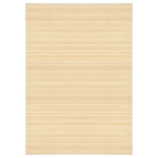 vidaXL Rug Bamboo 120x180 cm Natural