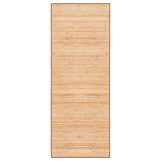 vidaXL Rug Bamboo 80x200 cm Brown