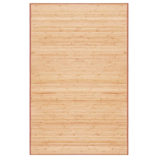 vidaXL Rug Bamboo 100x160 cm Brown