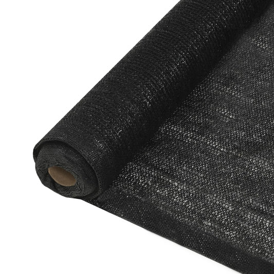 vidaXL Privacy Net HDPE 1x50 m Black