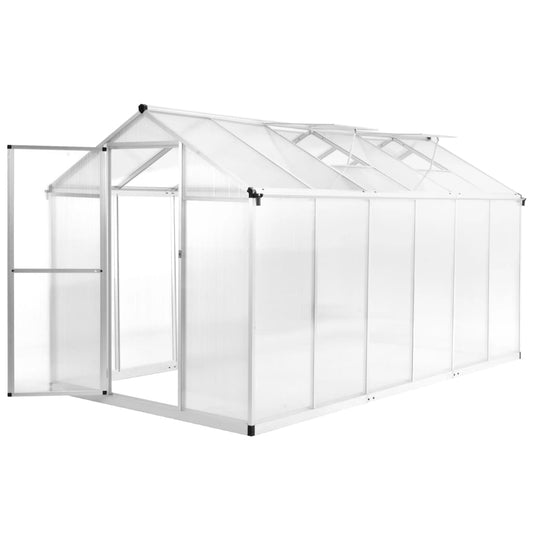 vidaXL Greenhouse Aluminium 362x190x195 cm 13.41 mŒ_