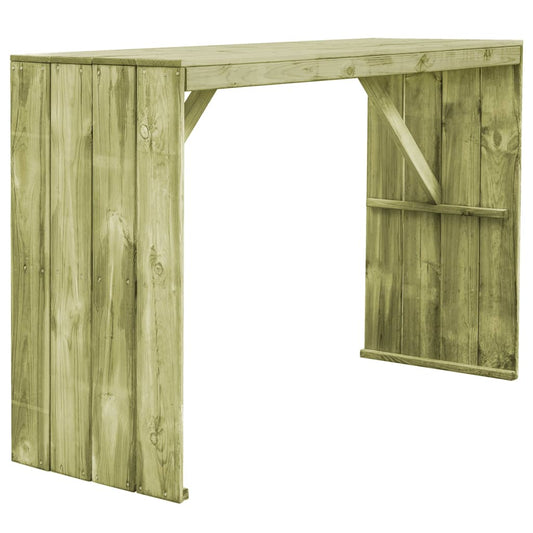 vidaXL Bar Table 170x60x110 cm Impregnated Pinewood