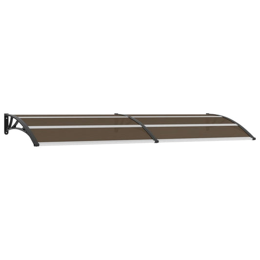 vidaXL Door Canopy Black 300x100 cm PC