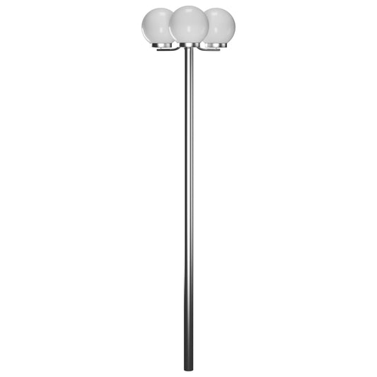 vidaXL Garden Lamp Post 3 Lamps 220 cm