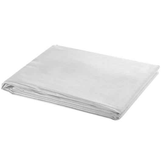 vidaXL Backdrop Cotton White 500x300 cm