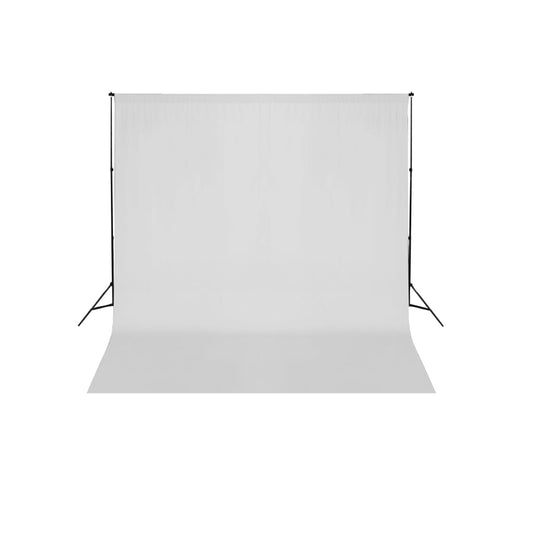 vidaXL Backdrop Support System 600x300 cm White