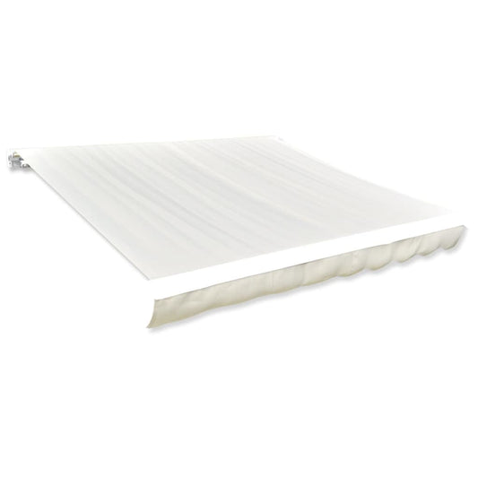 vidaXL Awning Top Sunshade Canvas Cream 6 x 3 m