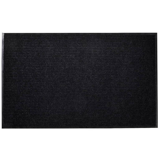 vidaXL Door Mat 90 x 150 cm Black PVC