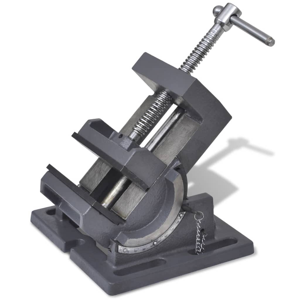 vidaXL Manually Operated Tilting Drill Press Vice 110 mm
