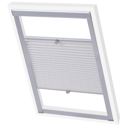 vidaXL Pleated Blinds White 104