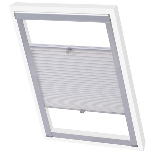 vidaXL Pleated Blinds White M06/306