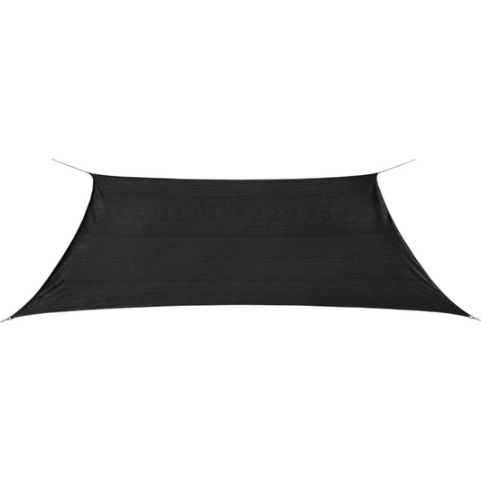 vidaXL Sunshade Sail HDPE Rectangular 2x4 m Anthracite