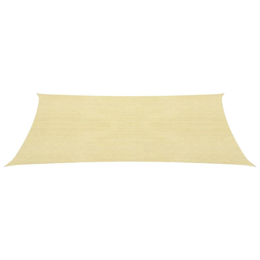 vidaXL Sunshade Sail HDPE Square 3.6x3.6 m Beige