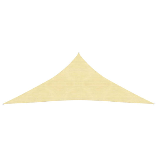 vidaXL Sunshade Sail HDPE Triangular 5x5x5 m Beige
