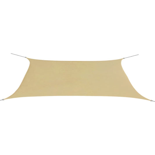vidaXL Sunshade Sail Oxford Fabric Rectangular 4x6 m Beige