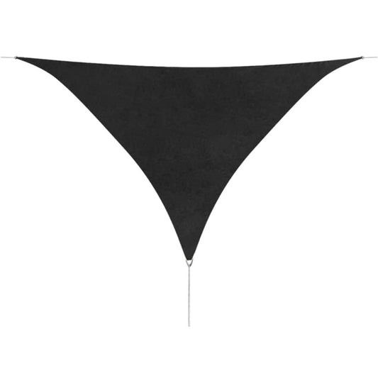 vidaXL Sunshade Sail Oxford Fabric Triangular 3.6x3.6x3.6 m Anthracite