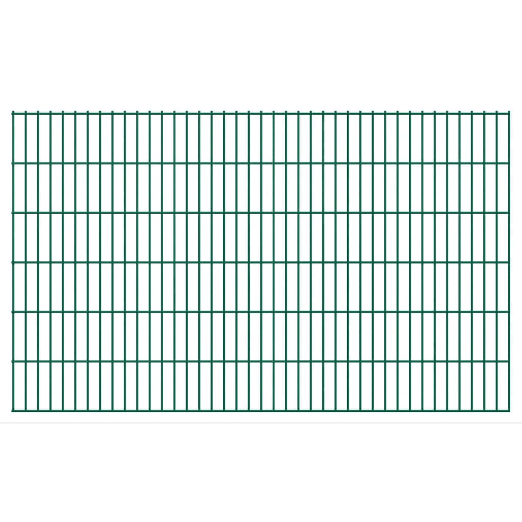 vidaXL 2D Garden Fence Panel 2.008x1.23 m  Green