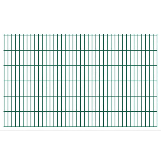 vidaXL 2D Garden Fence Panel 2.008x1.23 m  Green