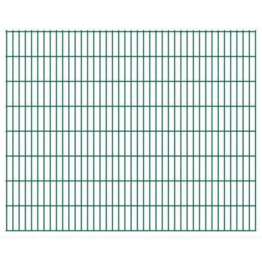 vidaXL 2D Garden Fence Panel 2.008x1.63 m  Green