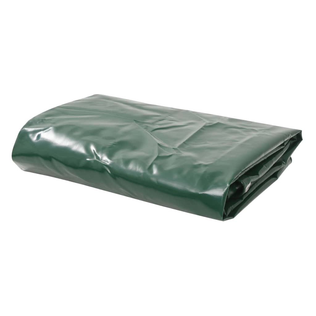 vidaXL Tarpaulin 650 g/mŒ_ 1.5x20 m Green