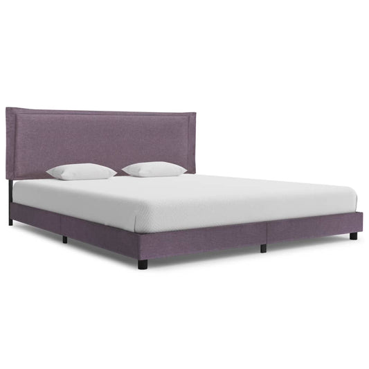 vidaXL Bed Frame Taupe Fabric 150x200 cm 5FT King Size