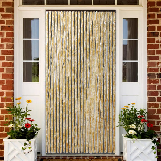 vidaXL Insect Curtain Beige 100x220 cm Chenille