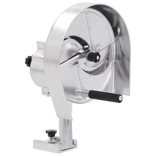 vidaXL Manual Vegetable Cutter Silver 22x44.5 cm Aluminum