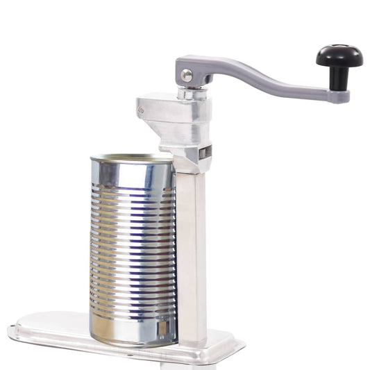 vidaXL Canned Food Can Opener Silver 70cm Aluminum and Stainless Steel