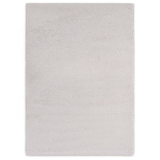 vidaXL Rug 80x150 cm Faux Rabbit Pelt Grey