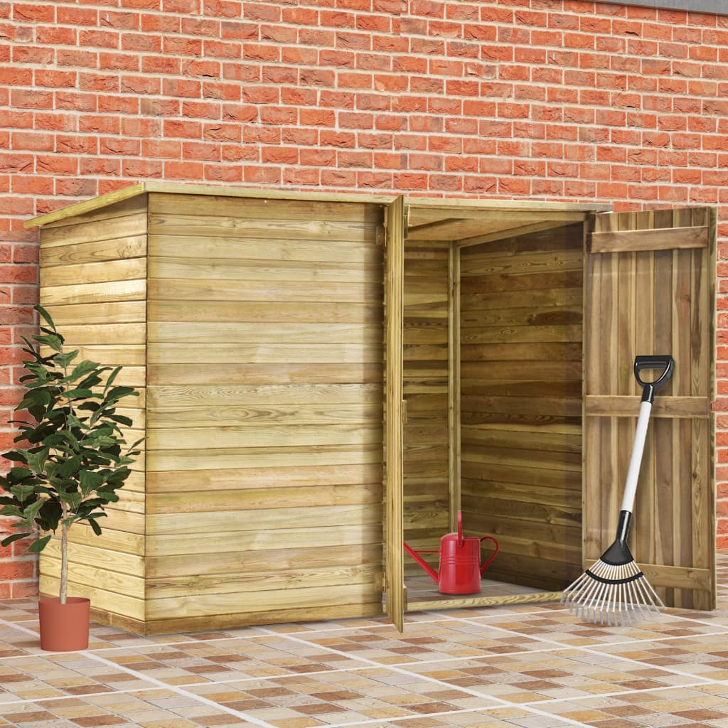 vidaXL Garden Shed House 232x110x170 cm Impregnated Pinewood