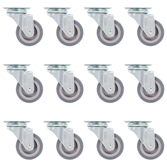 vidaXL 48 pcs Swivel Casters 50 mm