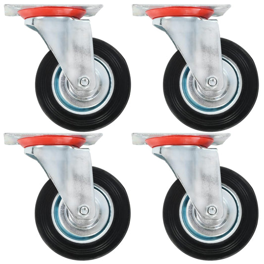 vidaXL 12 pcs Swivel Casters 100 mm