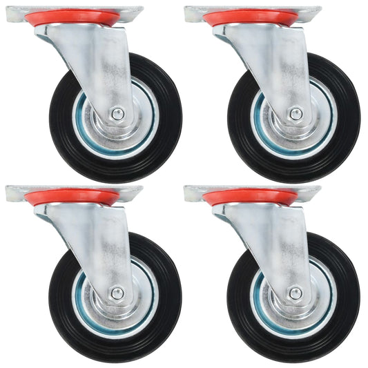 vidaXL 32 pcs Swivel Casters 100 mm